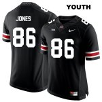 Youth NCAA Ohio State Buckeyes Dre'Mont Jones #86 College Stitched Authentic Nike White Number Black Football Jersey SZ20H38XQ